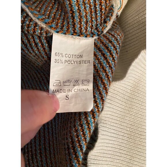 Geometrical Aztec Vibe Sweater Size S - Picture 4 of 4